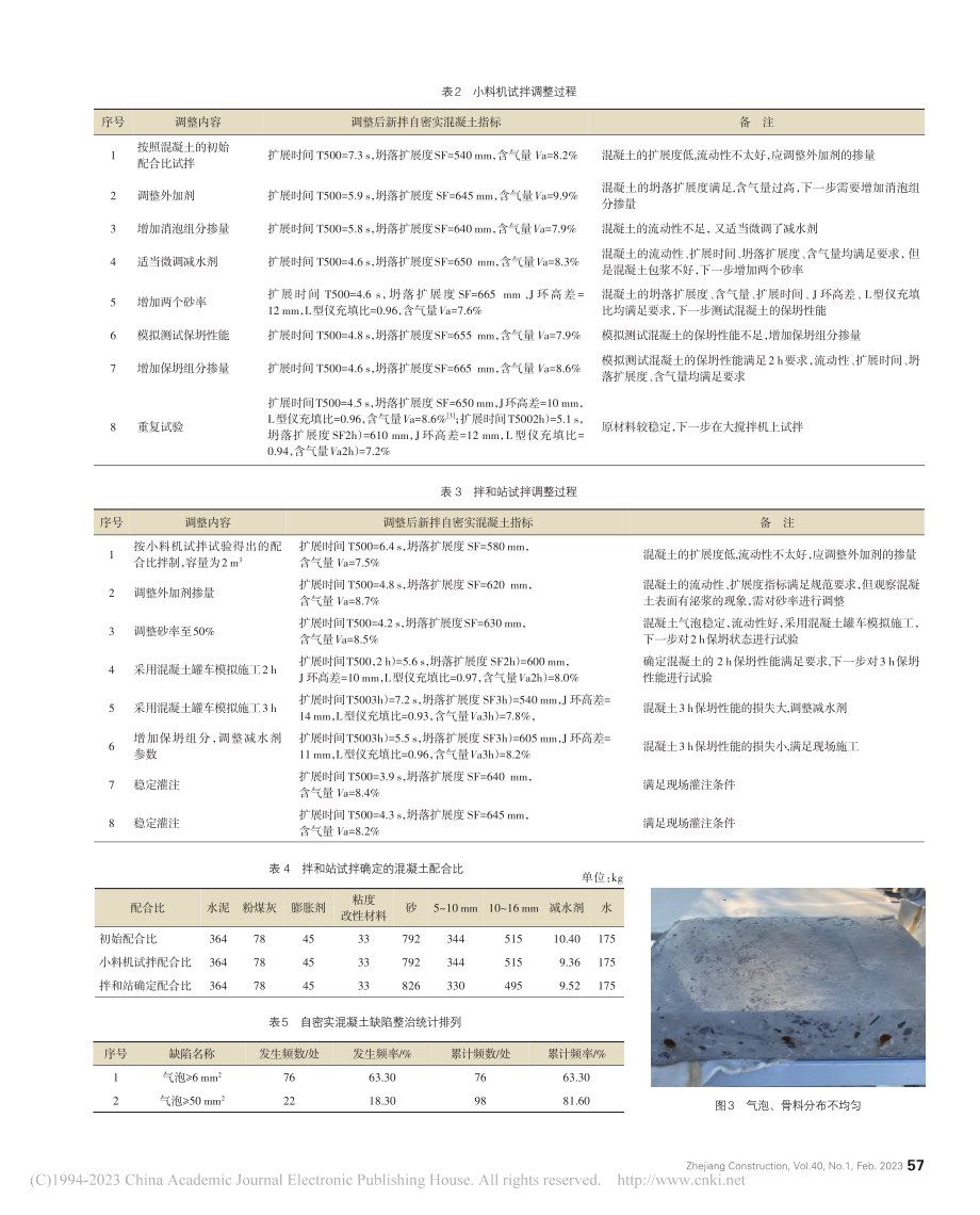 CRTSⅢ型板式无砟轨道自密实混凝土施工质量控制_孙际振.pdf_第3页