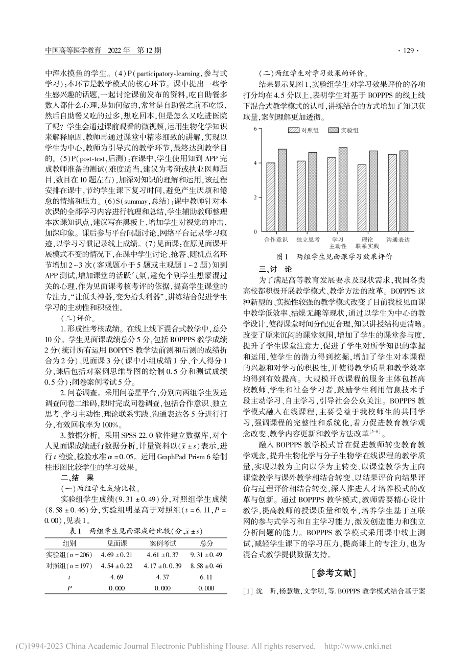 BOPPPS教学法在生物化学与分子生物学教学中的应用_徐晶.pdf_第2页