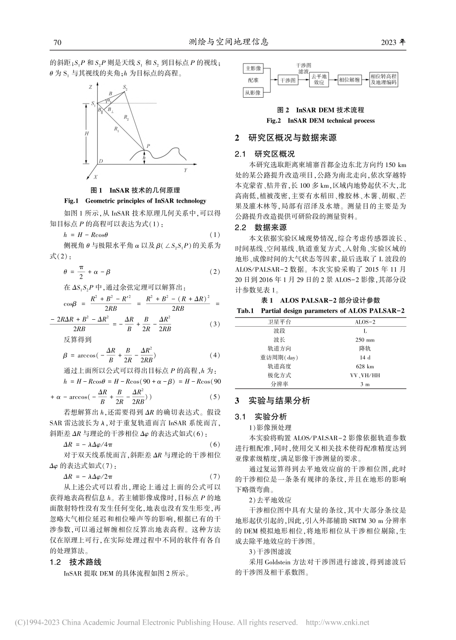 InSAR技术高植被覆盖区DEM重建及精度分析_杨超.pdf_第2页