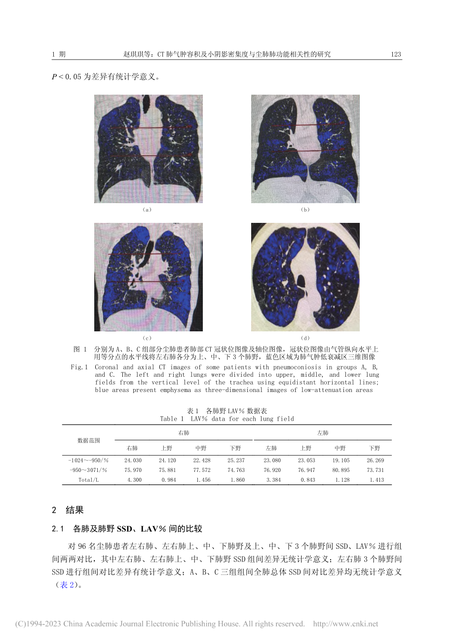 CT肺气肿容积及小阴影密集度与尘肺肺功能相关性的研究_赵琪琪.pdf_第3页