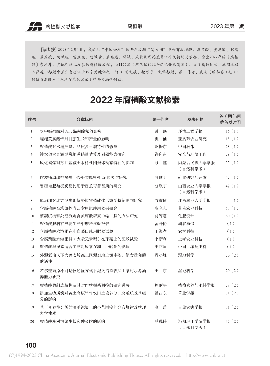 2022年腐植酸文献检索.pdf_第1页