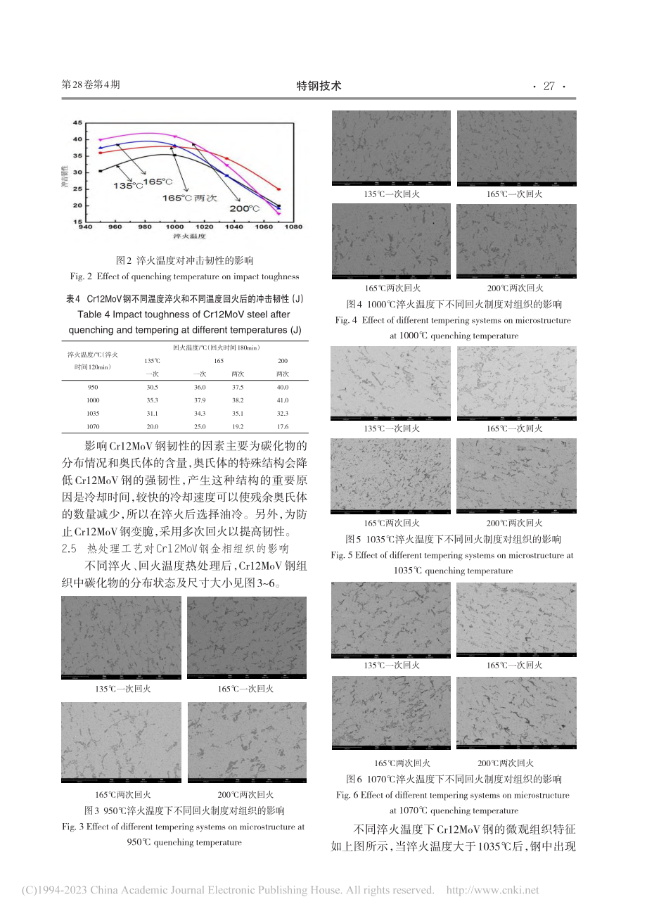 Cr12MoV淬回火热处理...冷轧辊耐磨性影响的试验研究_张璨.pdf_第3页