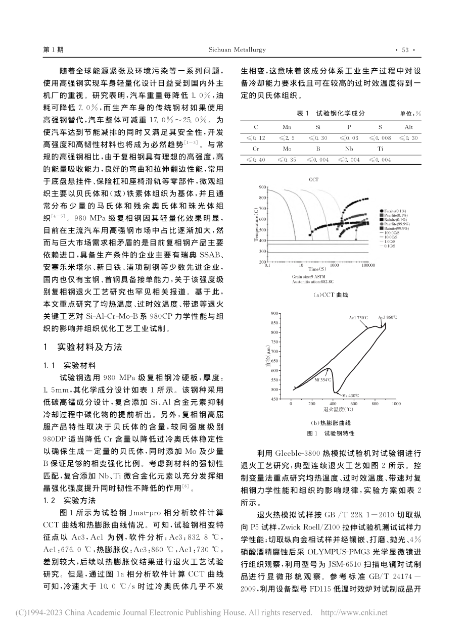 Si-Al-Cr-Mo-B...80CP退火工艺研究及试制_艾兵权.pdf_第2页