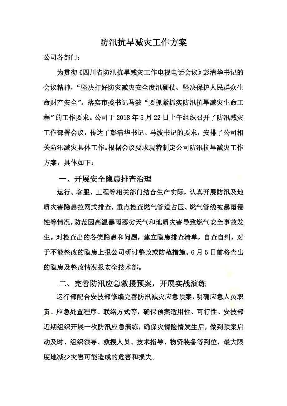 防汛减灾工作方案.docx_第2页