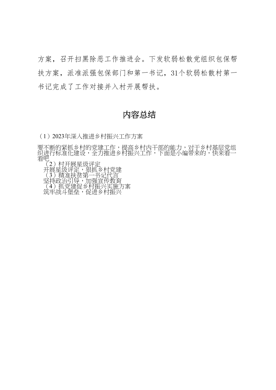 2023年深入推进乡村振兴工作方案.doc_第3页