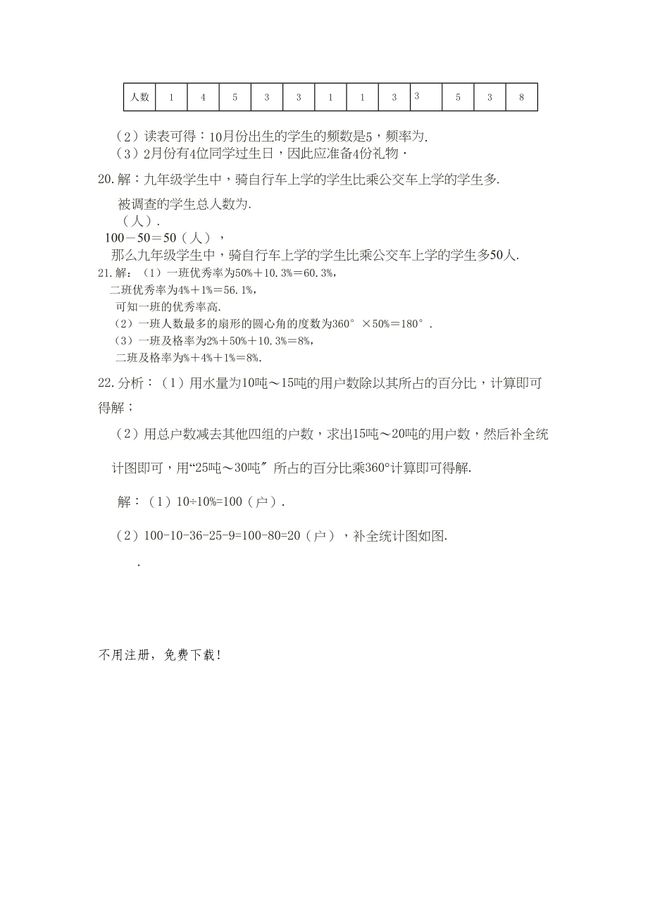 2023年教材全解20第第15章数据的收集与表示测试题及答案含解析2.docx_第3页