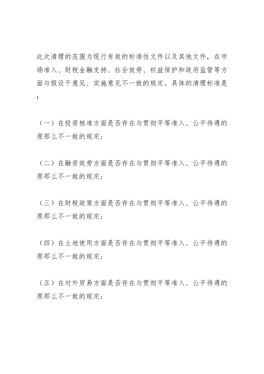 2023年清理限制我市非公有制经济发展规定的工作方案.doc_第3页