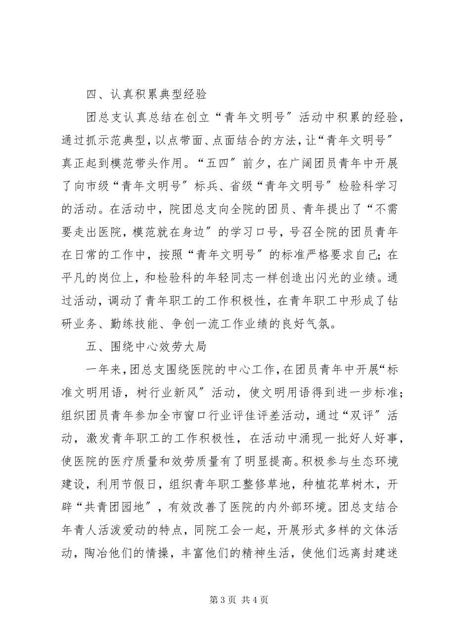 2023年X医院团总支自查报告新编.docx_第3页