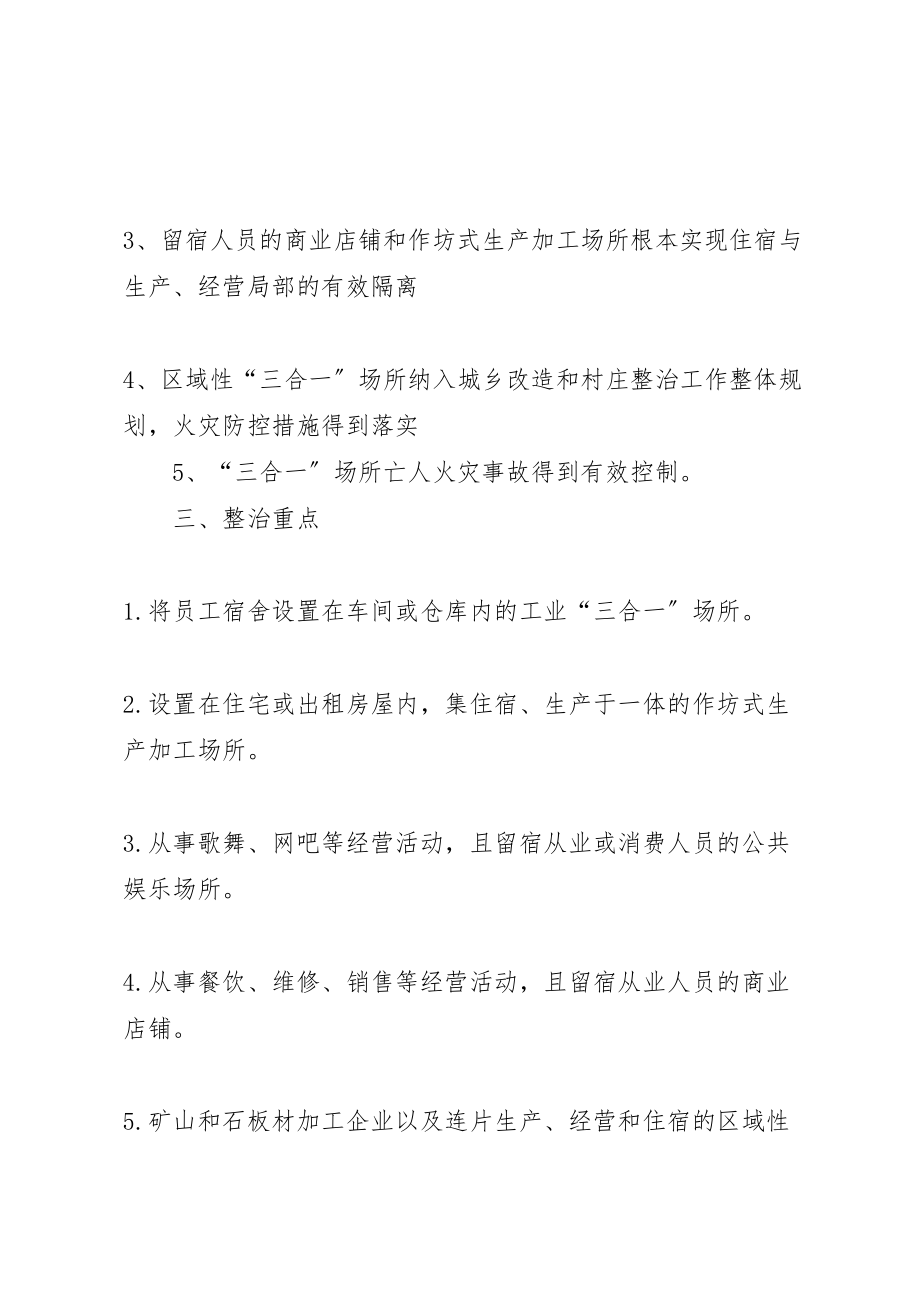 2023年镇政府关于三合一场所消防安全工作方案.doc_第2页