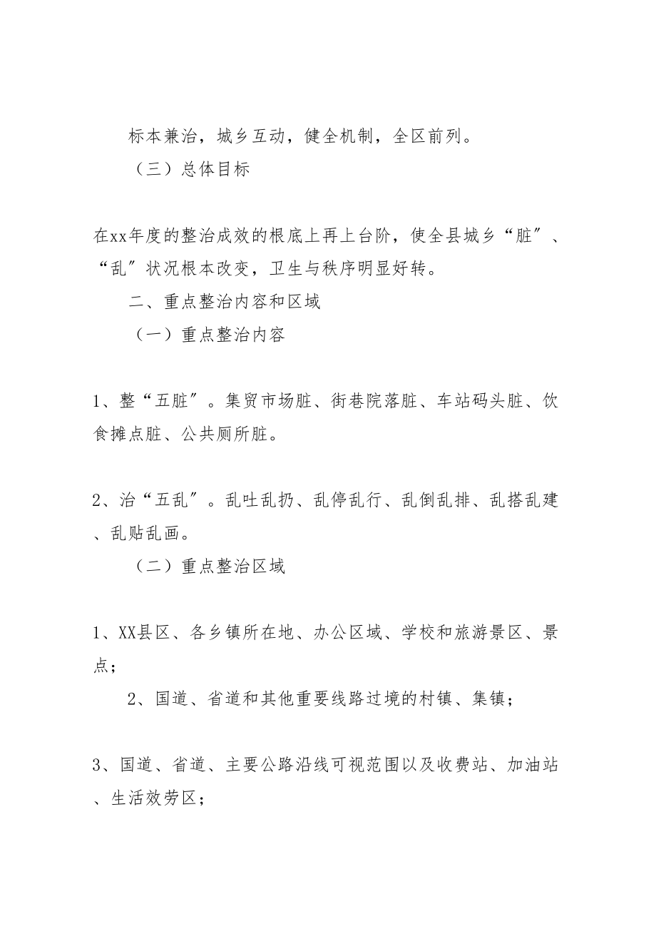 2023年整脏治乱专项行动工作方案.doc_第2页