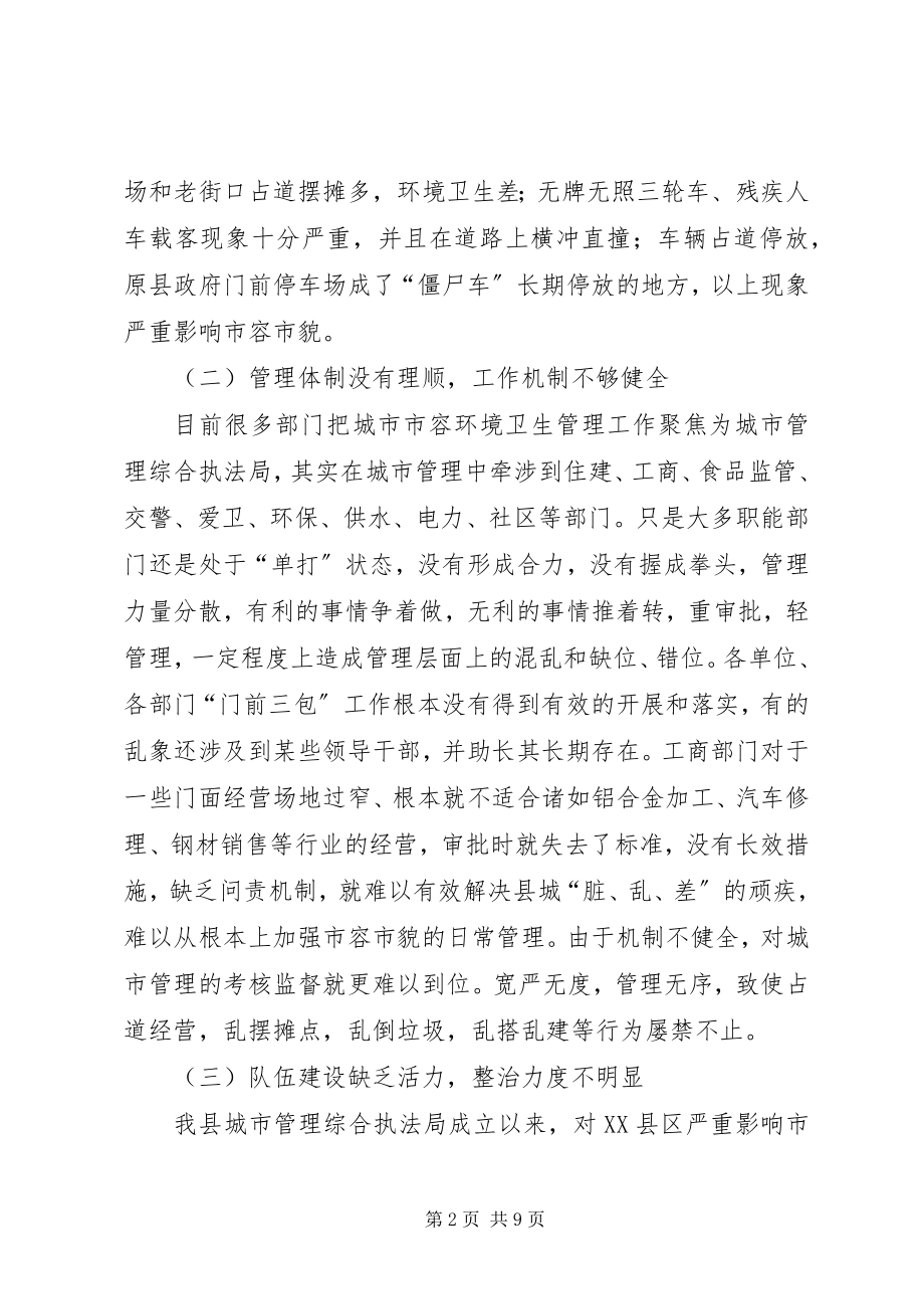 2023年xx县市容管理现状调研报告.docx_第2页