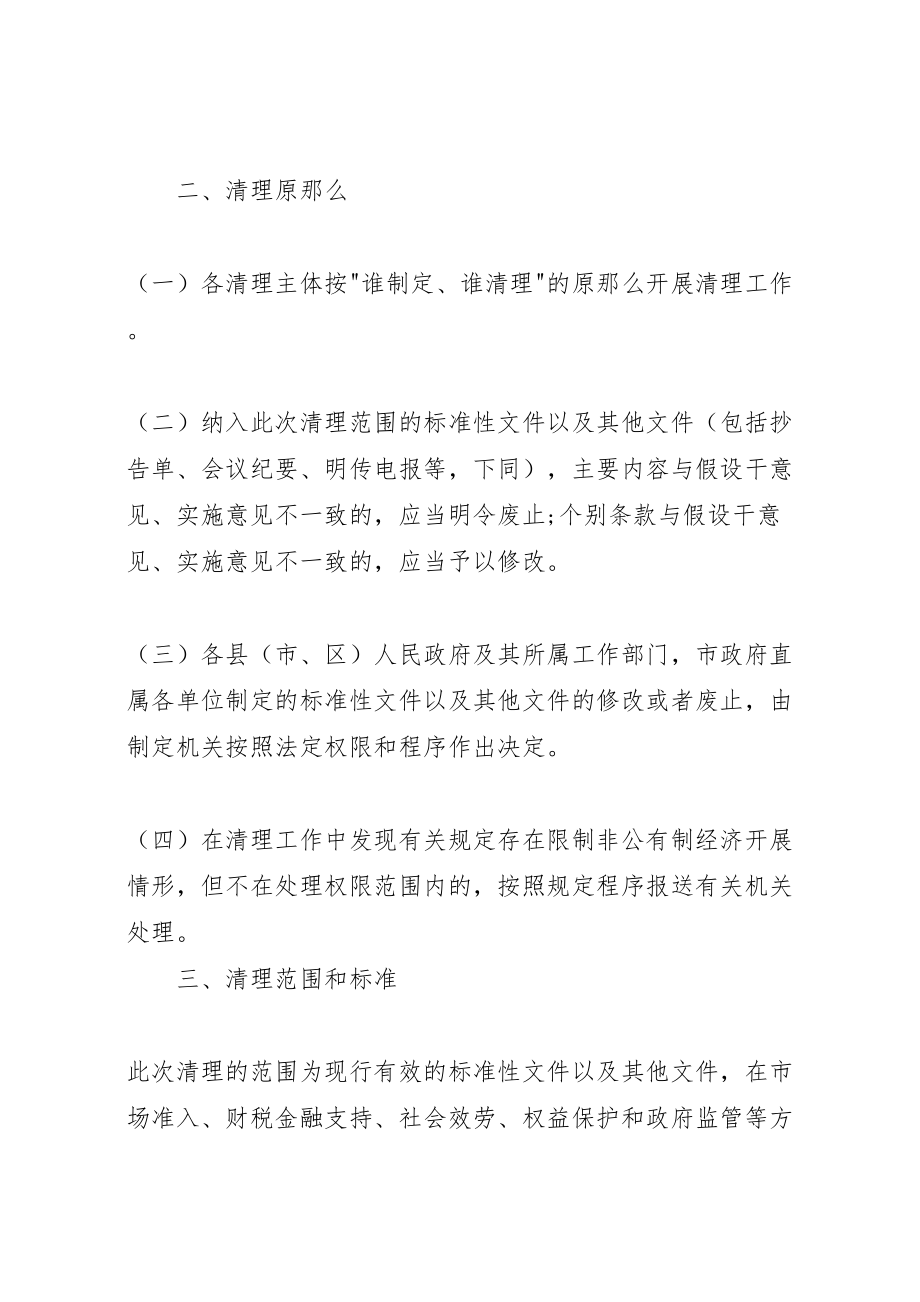 2023年清理限制我市非公有制经济发展规定的工作方案 .doc_第2页