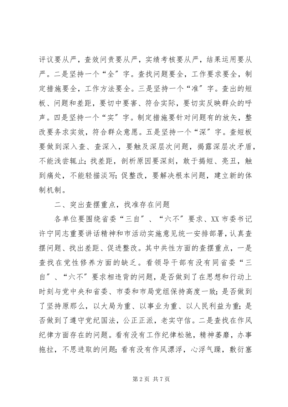 2023年查短板找差距促整改工作方案新编.docx_第2页