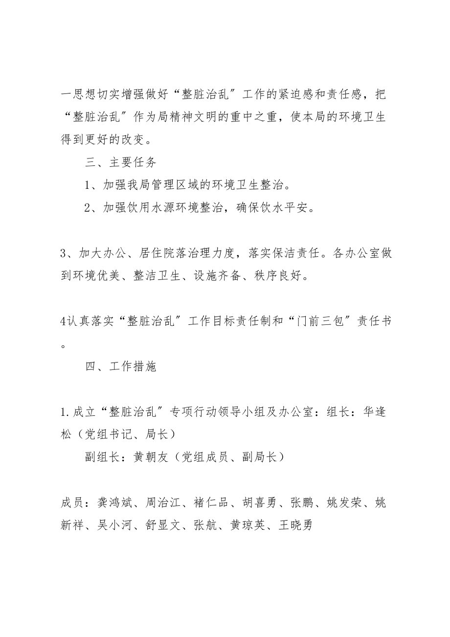 2023年水利局整脏治乱工作方案 .doc_第2页