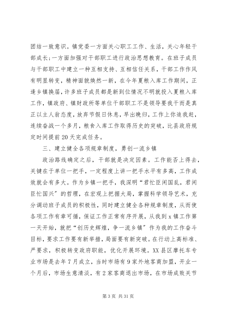 2023年XX乡镇党委班子述职报告小编整理新编.docx_第3页