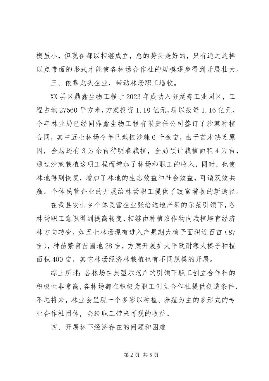 2023年XX县区林业产业调研报告新编.docx_第2页