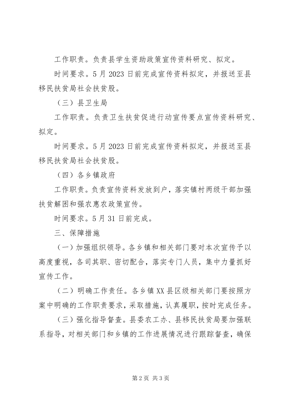 2023年脱贫解困及强农惠农工作方案.docx_第2页