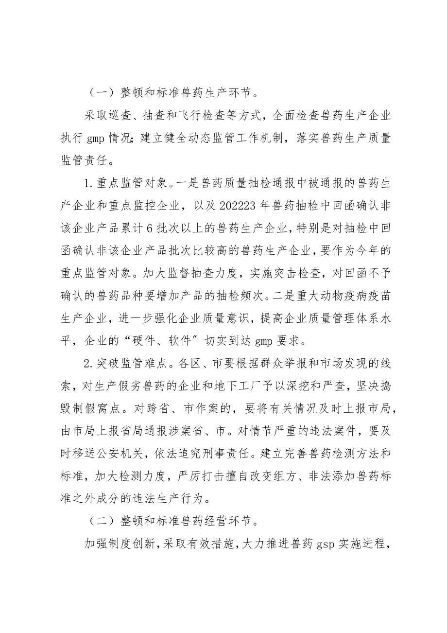 2023年畜牧局兽药整治工作方案新编.docx_第2页