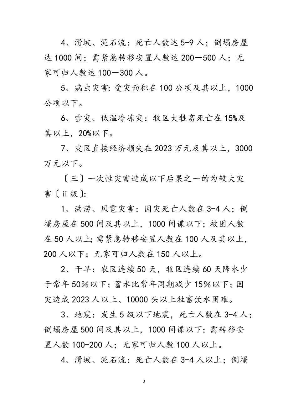 2023年民政局防灾救灾应急工作方案范文.doc_第3页