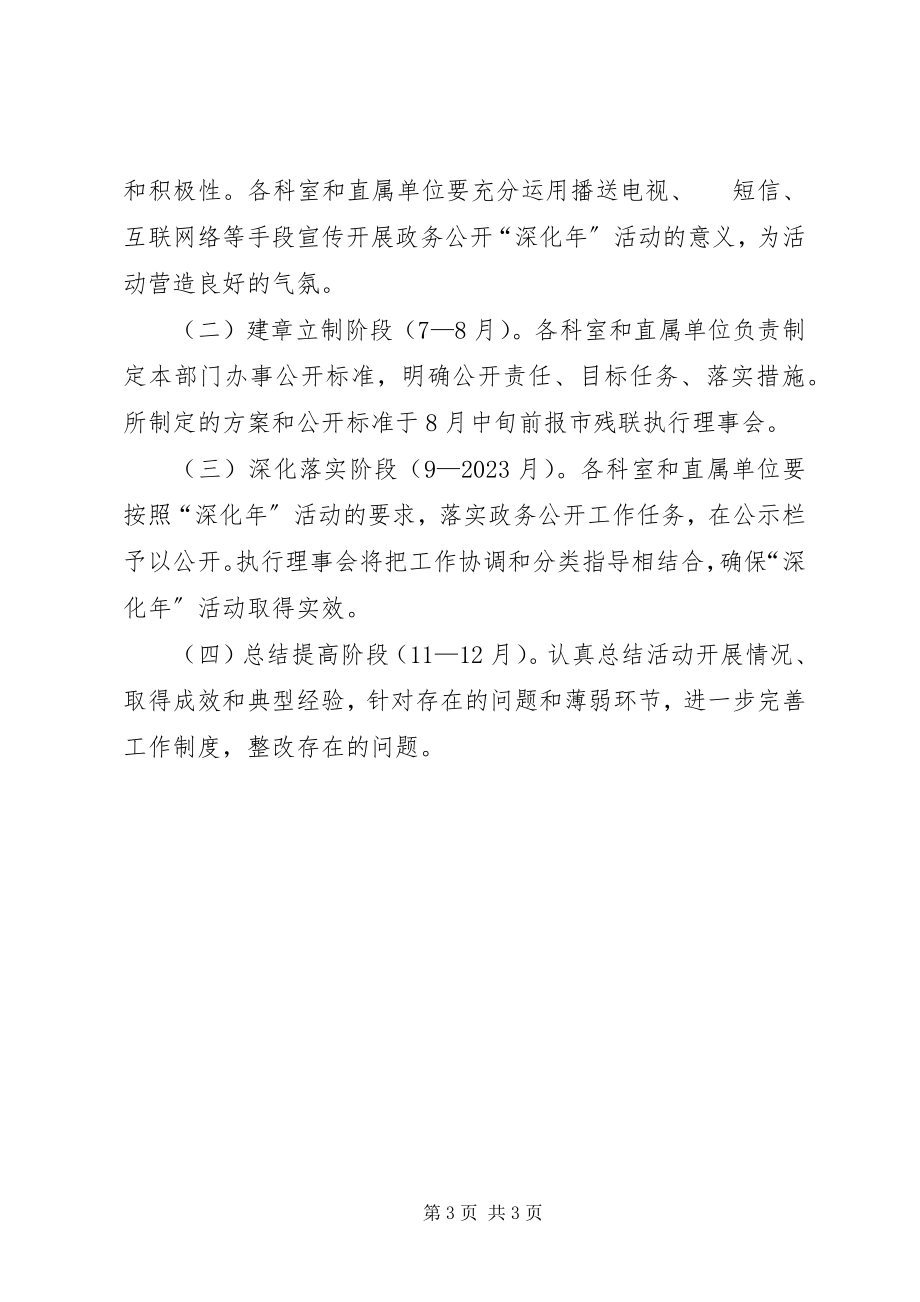 2023年残联政务公开工作方案新编.docx_第3页