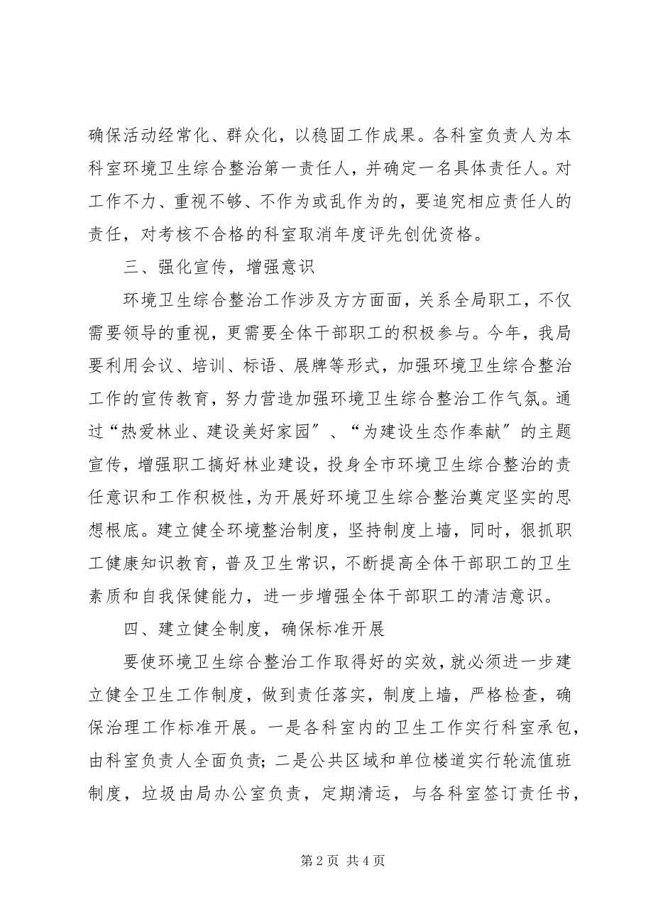 2023年林业局卫生综合整治工作方案.docx_第2页