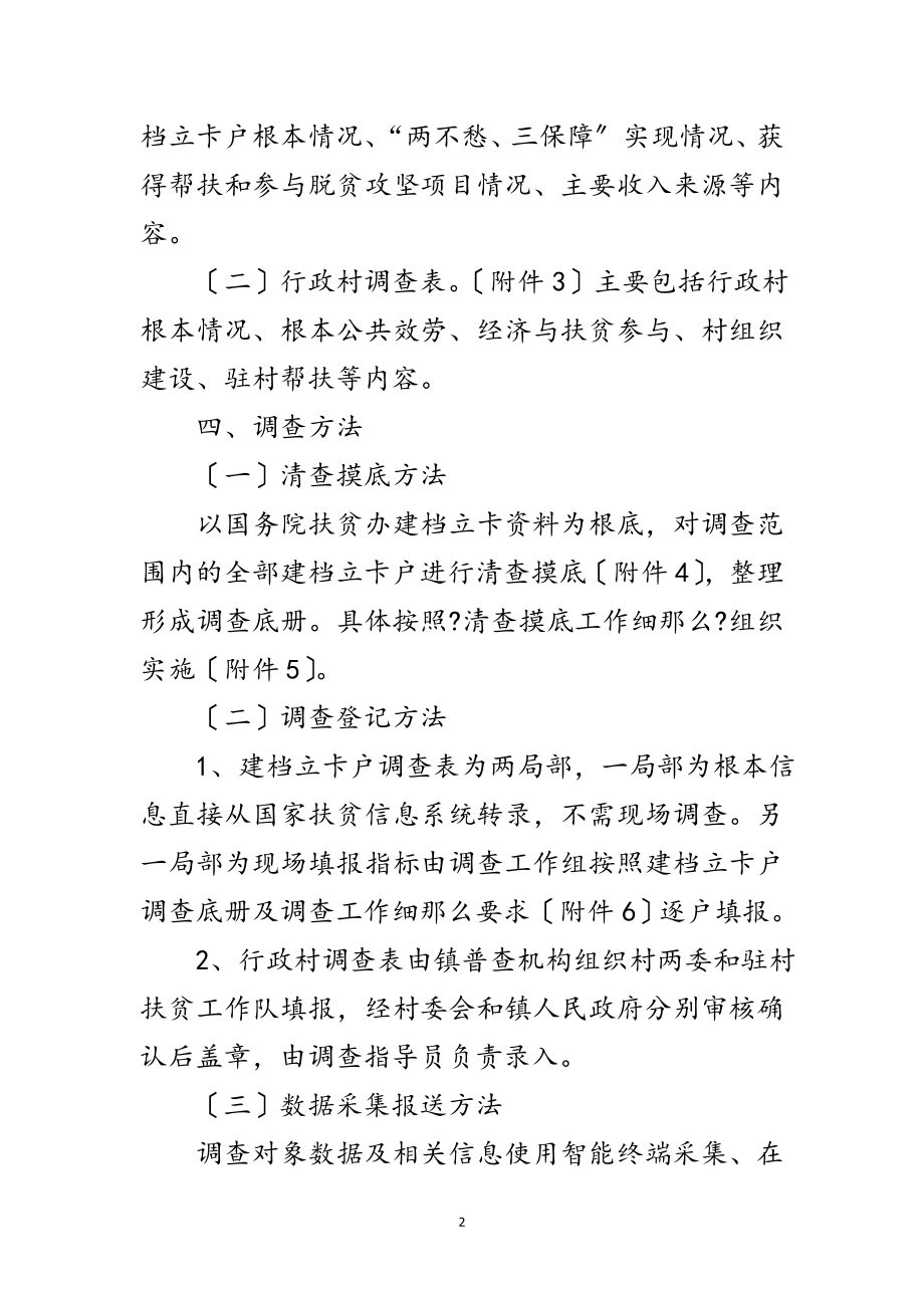 2023年脱贫攻坚调查工作方案范文.doc_第2页