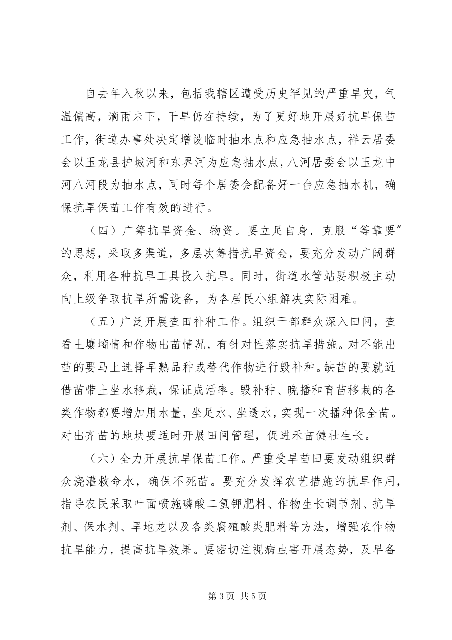 2023年街道抗旱救灾的工作方案.docx_第3页