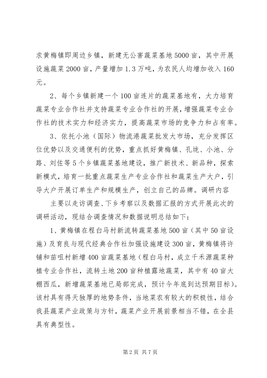 2023年XX市蔬菜产业发展调研报告.docx_第2页