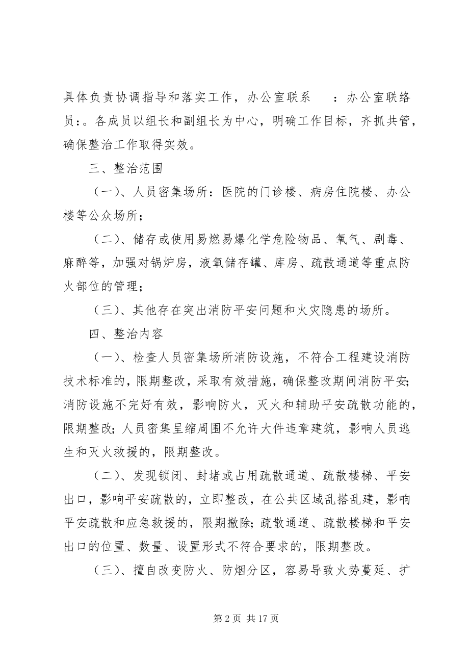 2023年消防专项整治工作方案2.docx_第2页