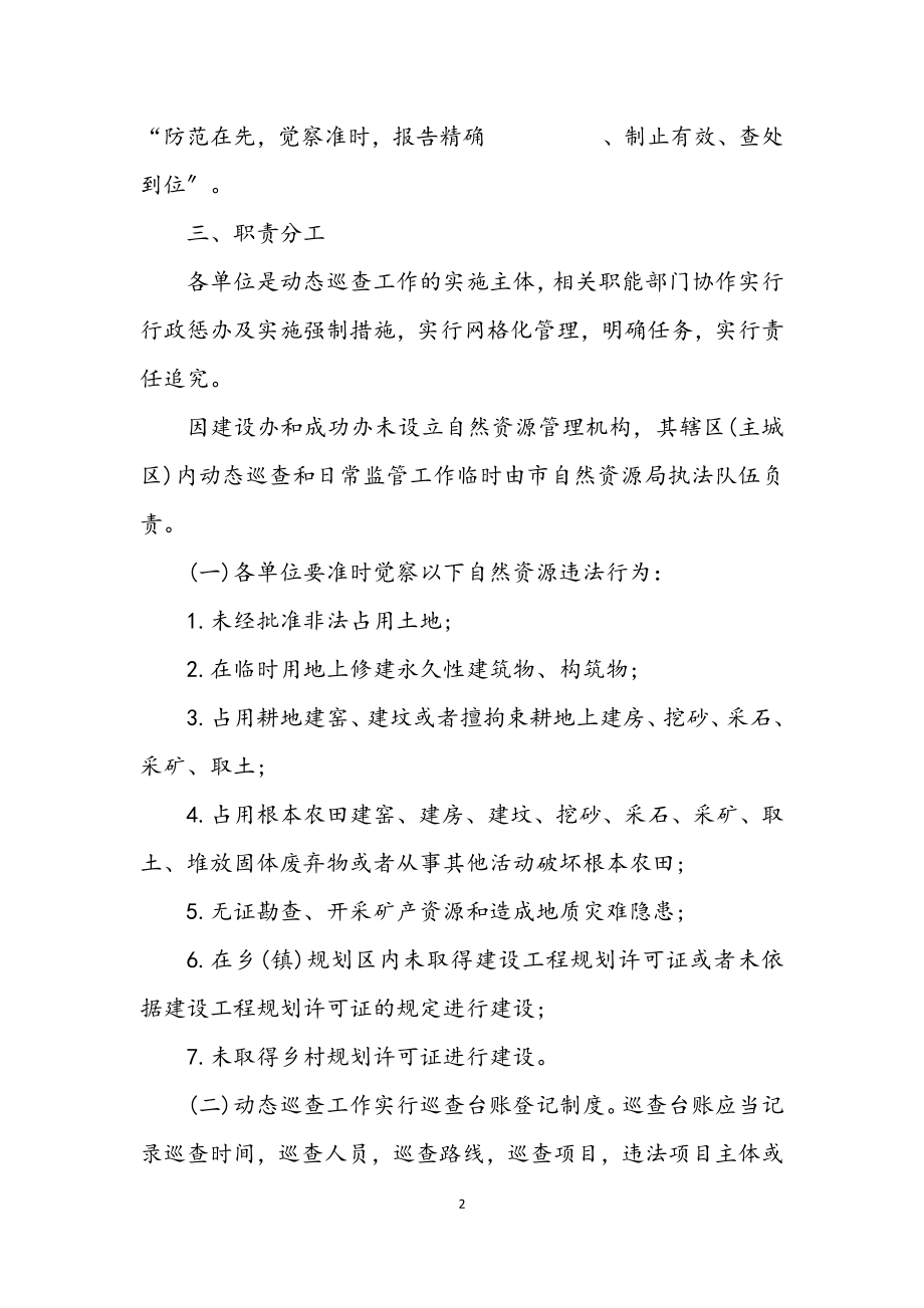 2023年自然资源执法监察动态巡查工作方案.docx_第2页