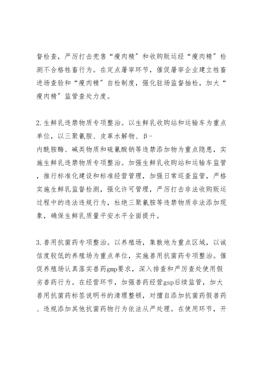 2023年镇畜禽水产品质量安全专项整治工作方案.doc_第3页