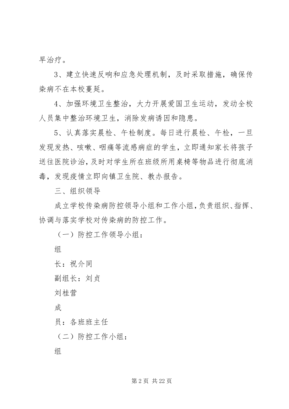 2023年明德小学传染病防治工作方案.docx_第2页