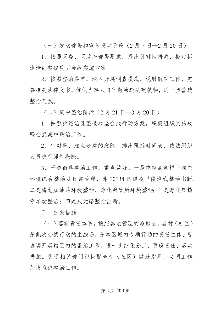 2023年社区春节后拆违治乱整破攻坚会战行动工作方案.docx_第2页