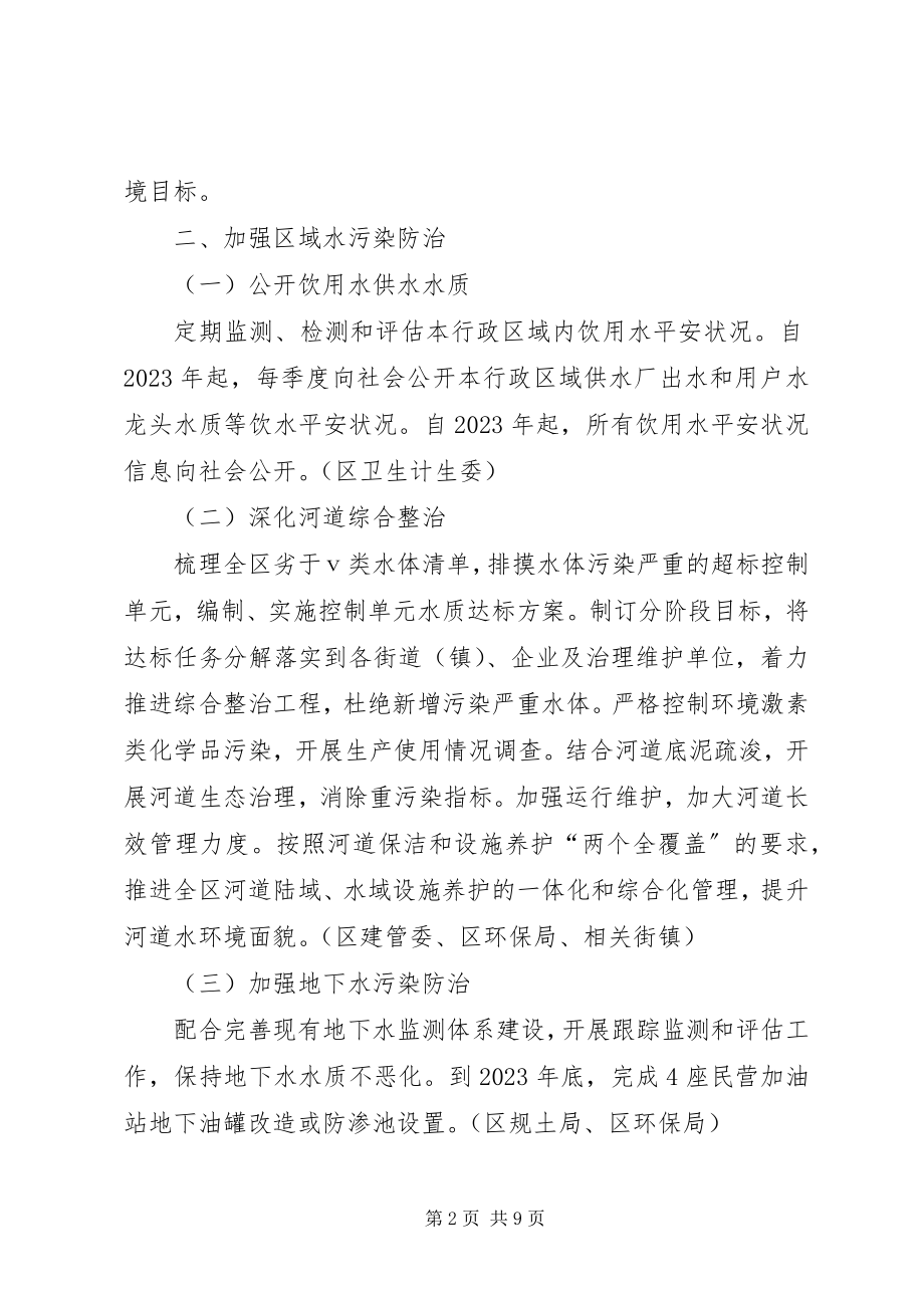 2023年水污染防治行动计划工作方案.docx_第2页