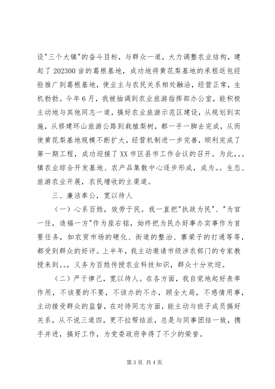 2023年X镇基层干部XX述职报告新编.docx_第3页