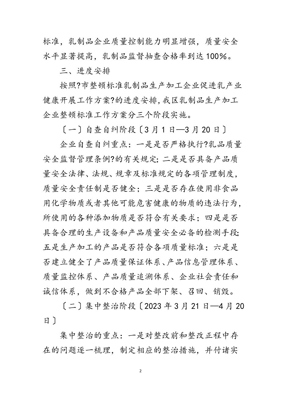 2023年质监局乳制品整顿工作方案范文.doc_第2页