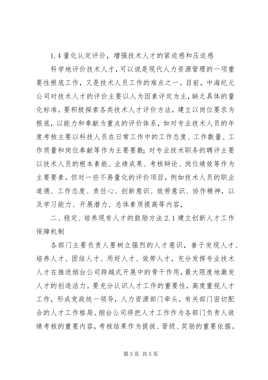 2023年XX省高新技术产业科技人才激励机制分析报告.docx_第3页