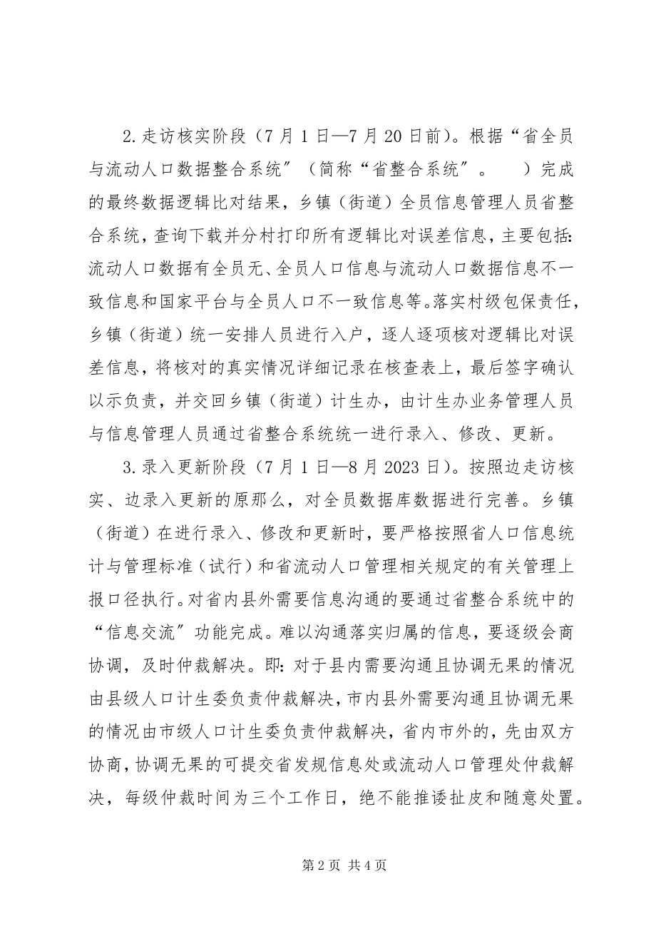 2023年计生委数据整合工作方案.docx_第2页