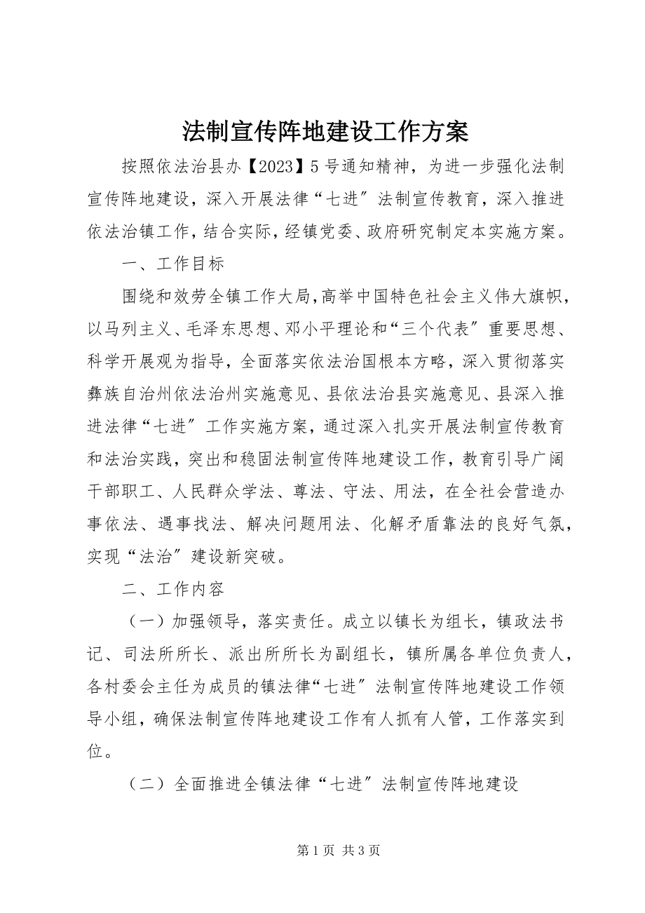 2023年法制宣传阵地建设工作方案.docx_第1页