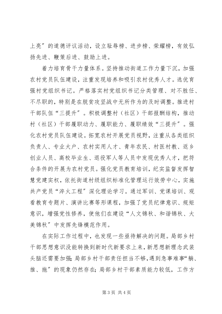 2023年《XX省推动乡村组织振兴工作方案》贯彻落实情况的报告.docx_第3页