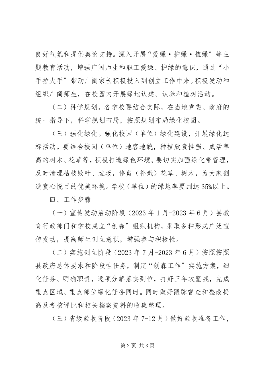 2023年绿色城镇化创建工作方案.docx_第2页