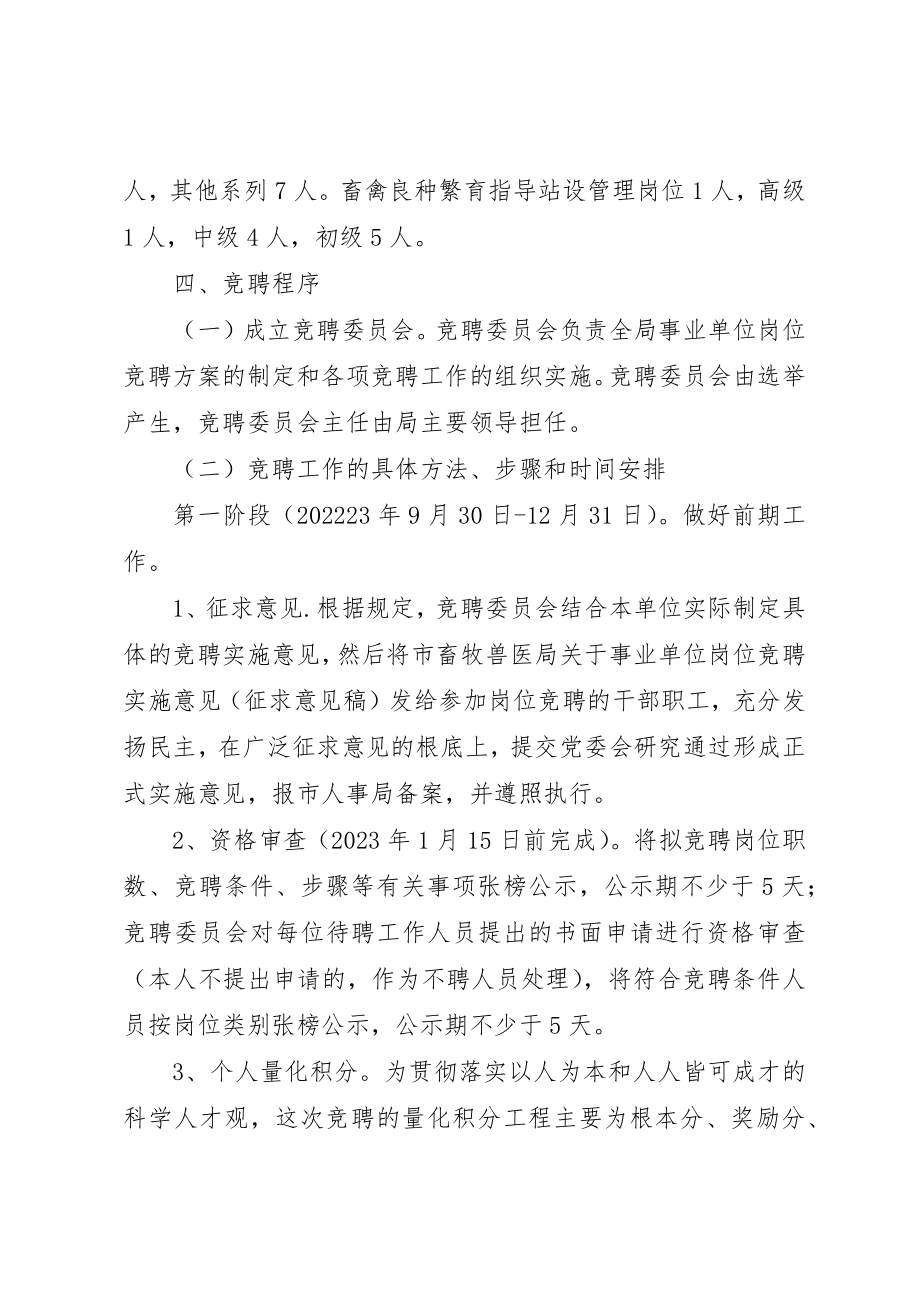 2023年畜牧局岗位竞聘工作方案新编.docx_第3页