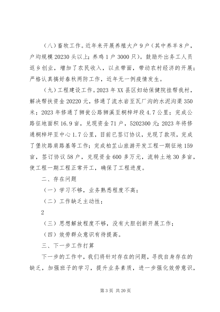 2023年XX村村委会述职述廉报告新编.docx_第3页