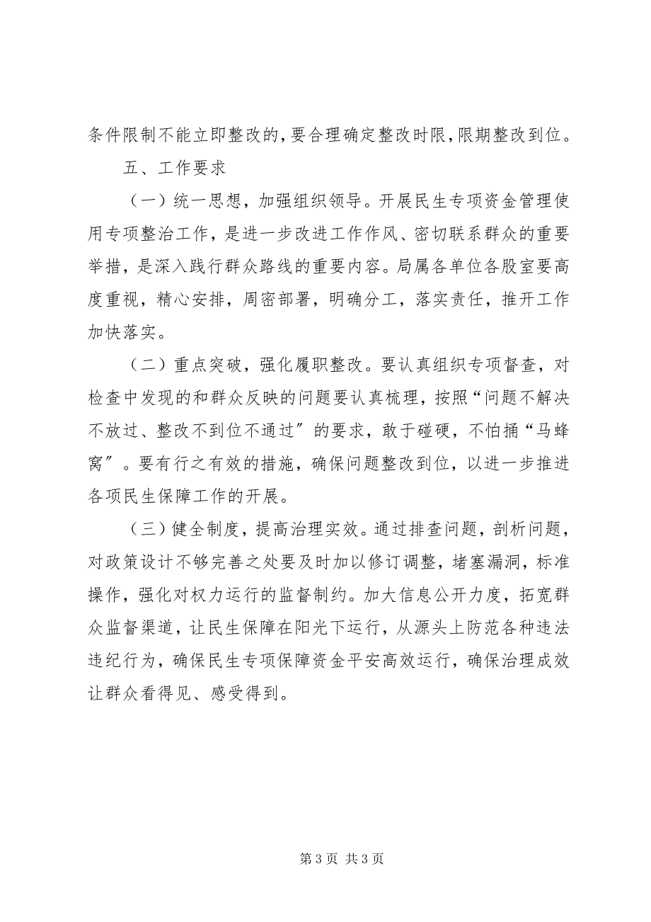 2023年民生资金管理整治工作方案.docx_第3页