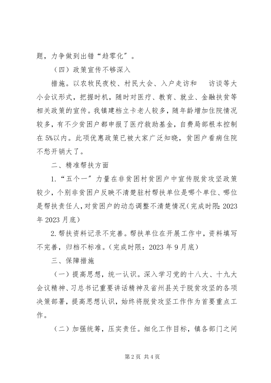 2023年脱贫攻坚问题整改工作方案.docx_第2页