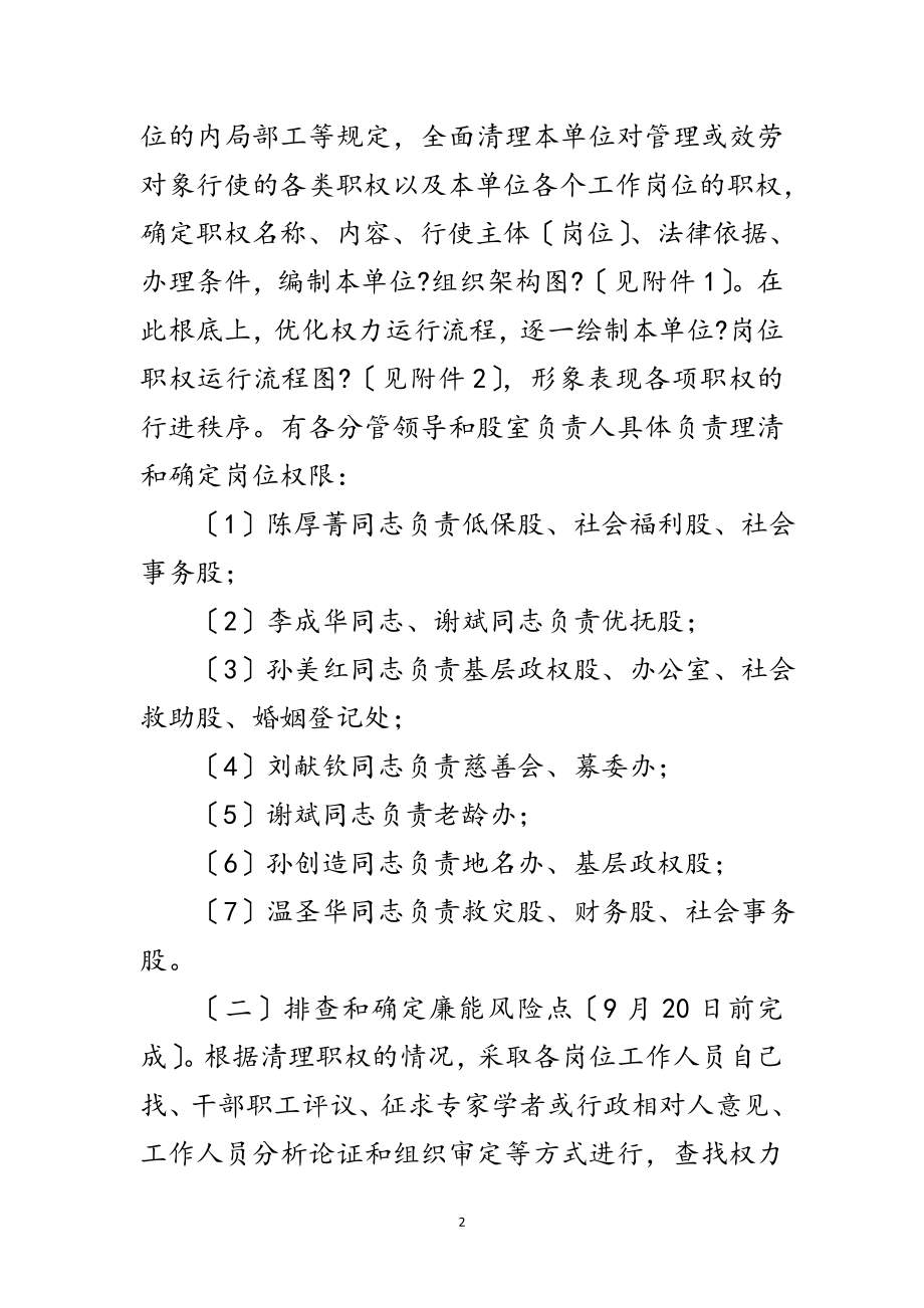 2023年民政局廉能风险防控工作方案范文.doc_第2页