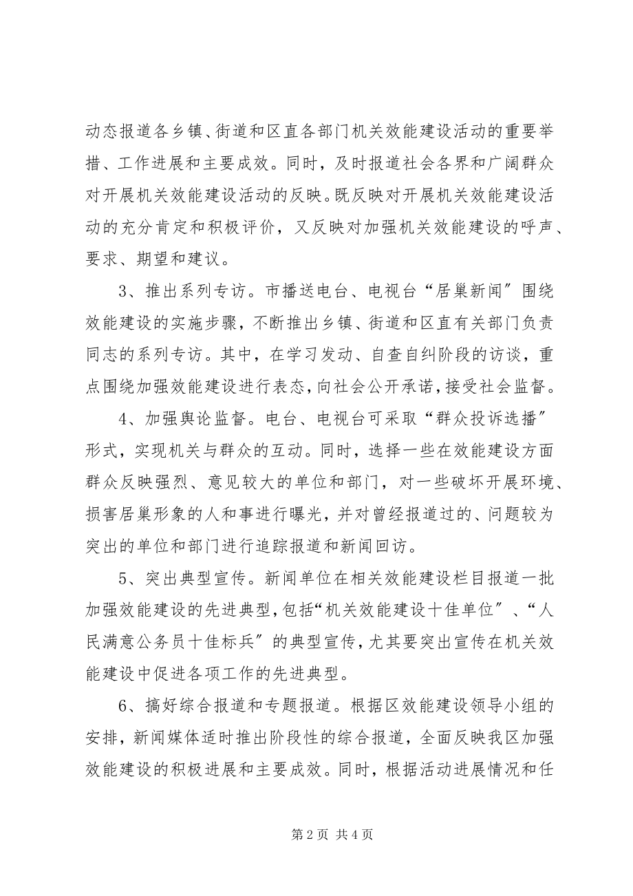 2023年机关效能建设工作计划宣传工作方案.docx_第2页