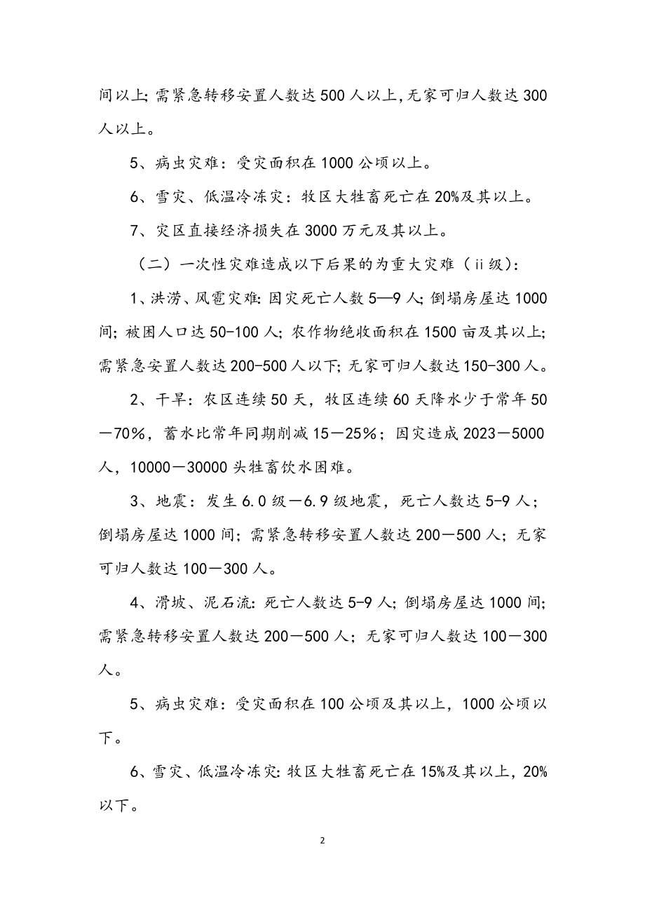 2023年民政局防灾救灾应急工作方案.docx_第2页