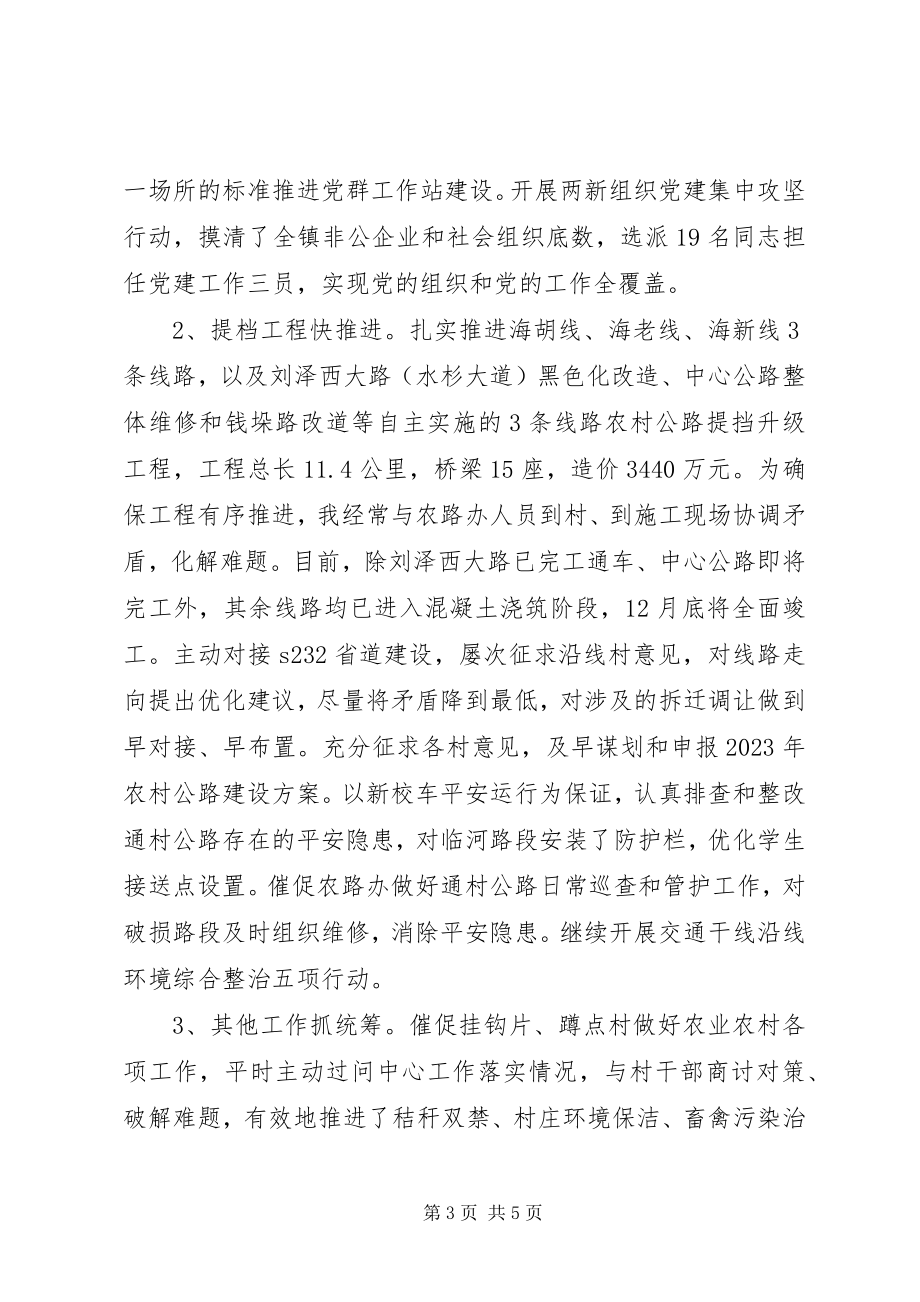 2023年乡镇组织委员个人总结与述职报告2.docx_第3页