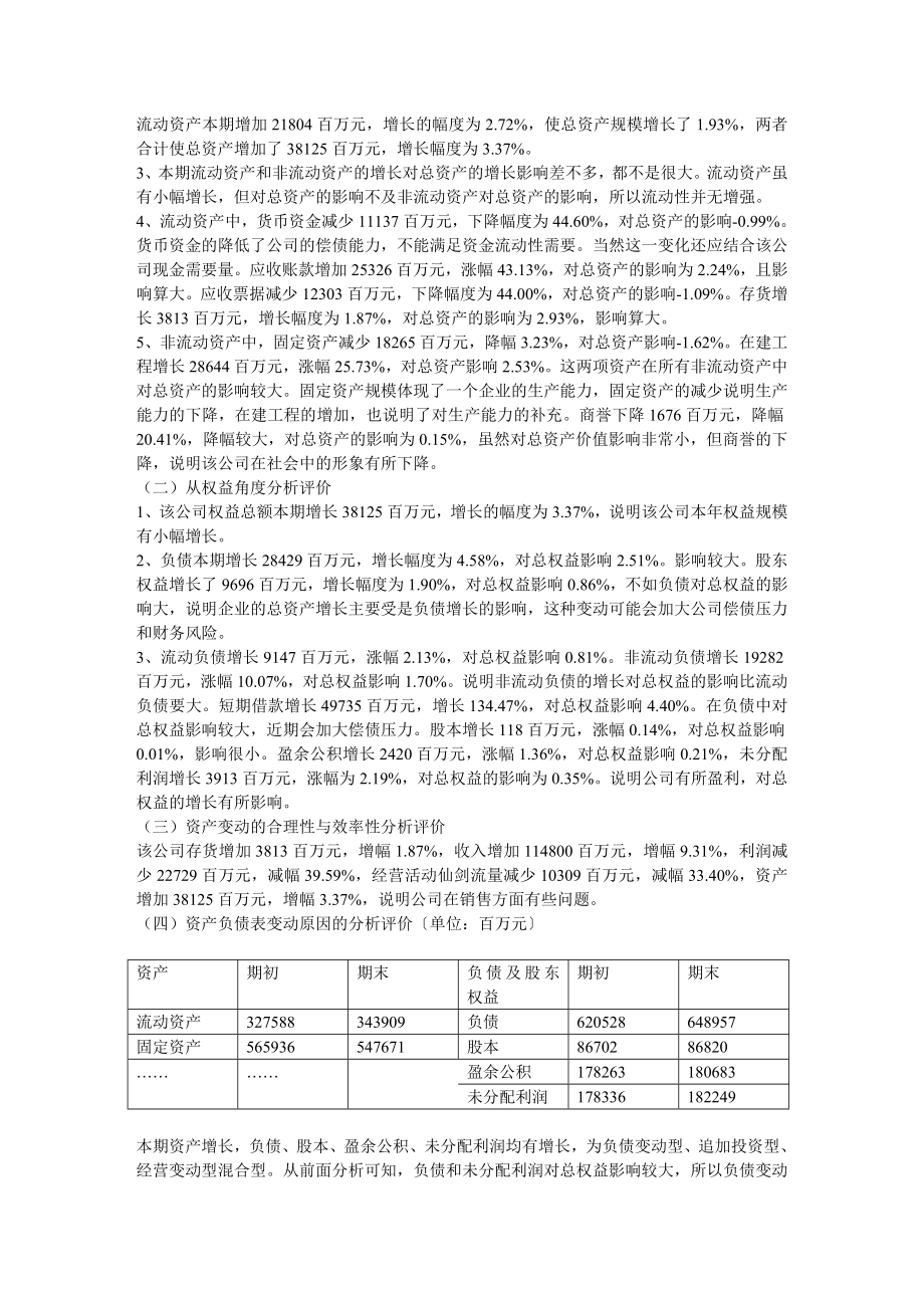 2023年中石化年财务报表分析09会本621宿舍.doc_第3页